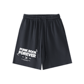 Punk Rock Forever Vintage Wash Cotton Shorts - Goth Cloth Co.251218PODPW1553001