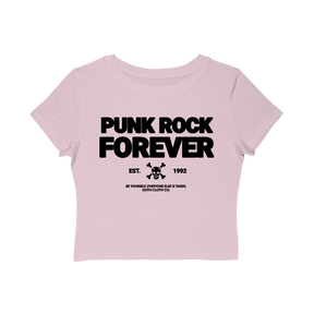 Punk Rock Forever Women's Baby Tee - Goth Cloth Co.T-Shirt13733636071450553553