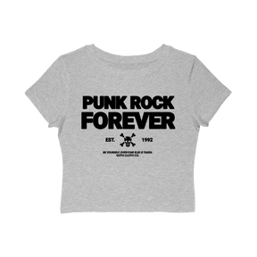Punk Rock Forever Women's Baby Tee - Goth Cloth Co.T-Shirt17158415116928716908