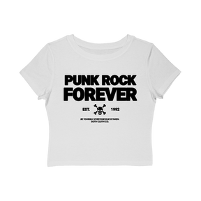Punk Rock Forever Women's Baby Tee - Goth Cloth Co.T-Shirt31503541981964752968
