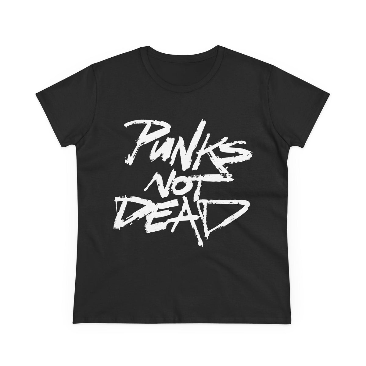 Punk's Not Dead Women's Baby Tee - Goth Cloth Co.T-Shirt94567976410591397569