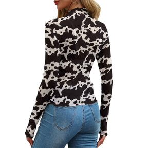 Ranch Riot Women's Long Sleeve Mesh Top - Goth Cloth Co.ADS-3WTXWC16-PFD4X-FFFFFF-XS