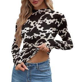 Ranch Riot Women's Long Sleeve Mesh Top - Goth Cloth Co.ADS-3WTXWC16-PFD4X-FFFFFF-XS