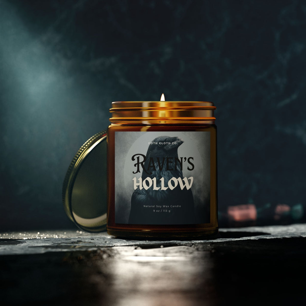 Raven's Hollow Blackberry Coconut Wax Candle - Goth Cloth Co.Home Decor20395109873911352352