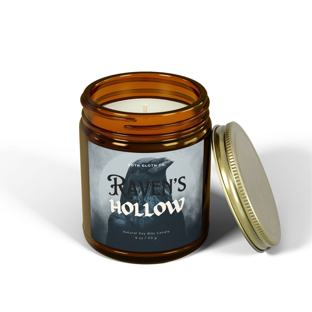 Raven's Hollow Blackberry Coconut Wax Candle - Goth Cloth Co.Home Decor30712977400338420688