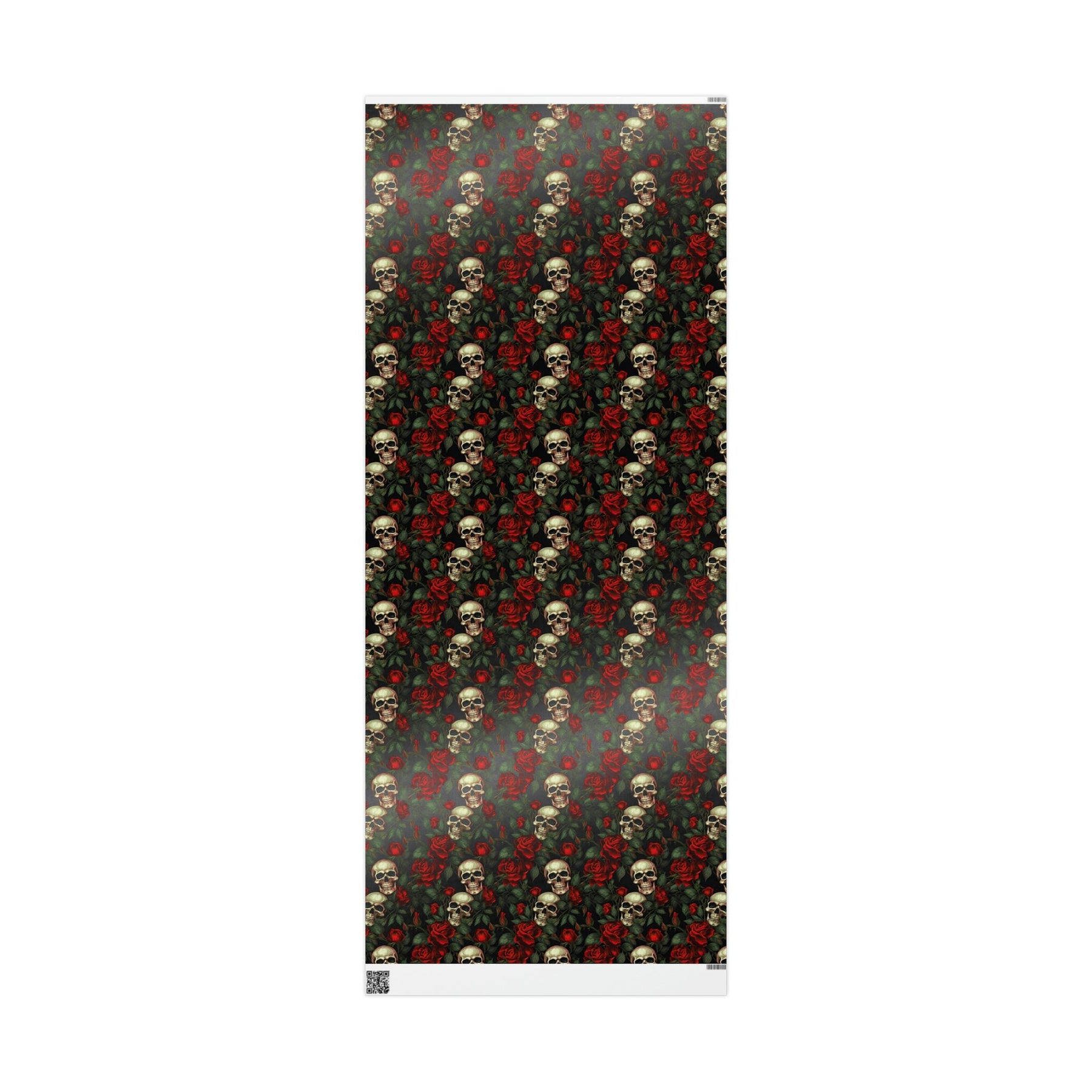 Red Rose and Skull Gift Wrap - Goth Cloth Co.Home Decor30804685246406599774
