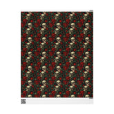 Red Rose and Skull Gift Wrap - Goth Cloth Co.Home Decor65590153835977600861