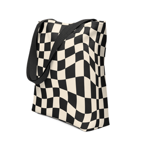 Retro Checkered Tote bag - Goth Cloth Co.6078035_4533