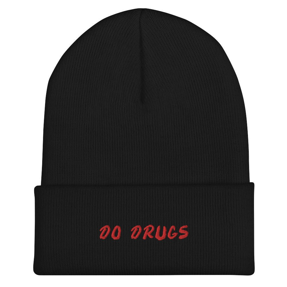 Retro 'Do Drugs' Dare Knit Beanie - Goth Cloth Co.1482923_8936