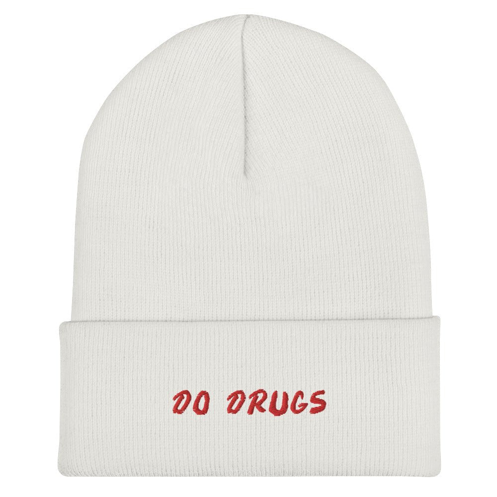 Retro 'Do Drugs' Dare Knit Beanie - Goth Cloth Co.1482923_8938