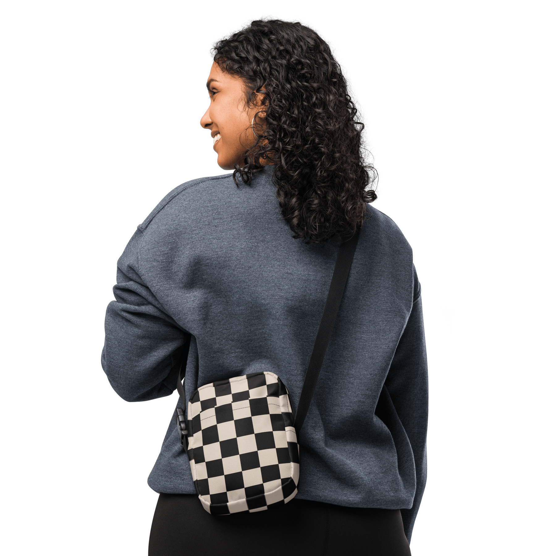 Retro Revival Checkerboard Crossbody Bag - Goth Cloth Co.4207890_19256