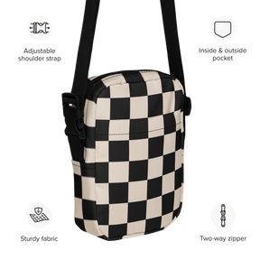 Retro Revival Checkerboard Crossbody Bag - Goth Cloth Co.4207890_19256