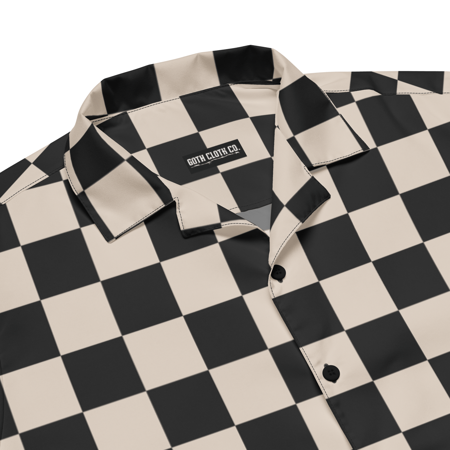 Retro Revival Checkered Button - Up Shirt - Goth Cloth Co.1751622_17117