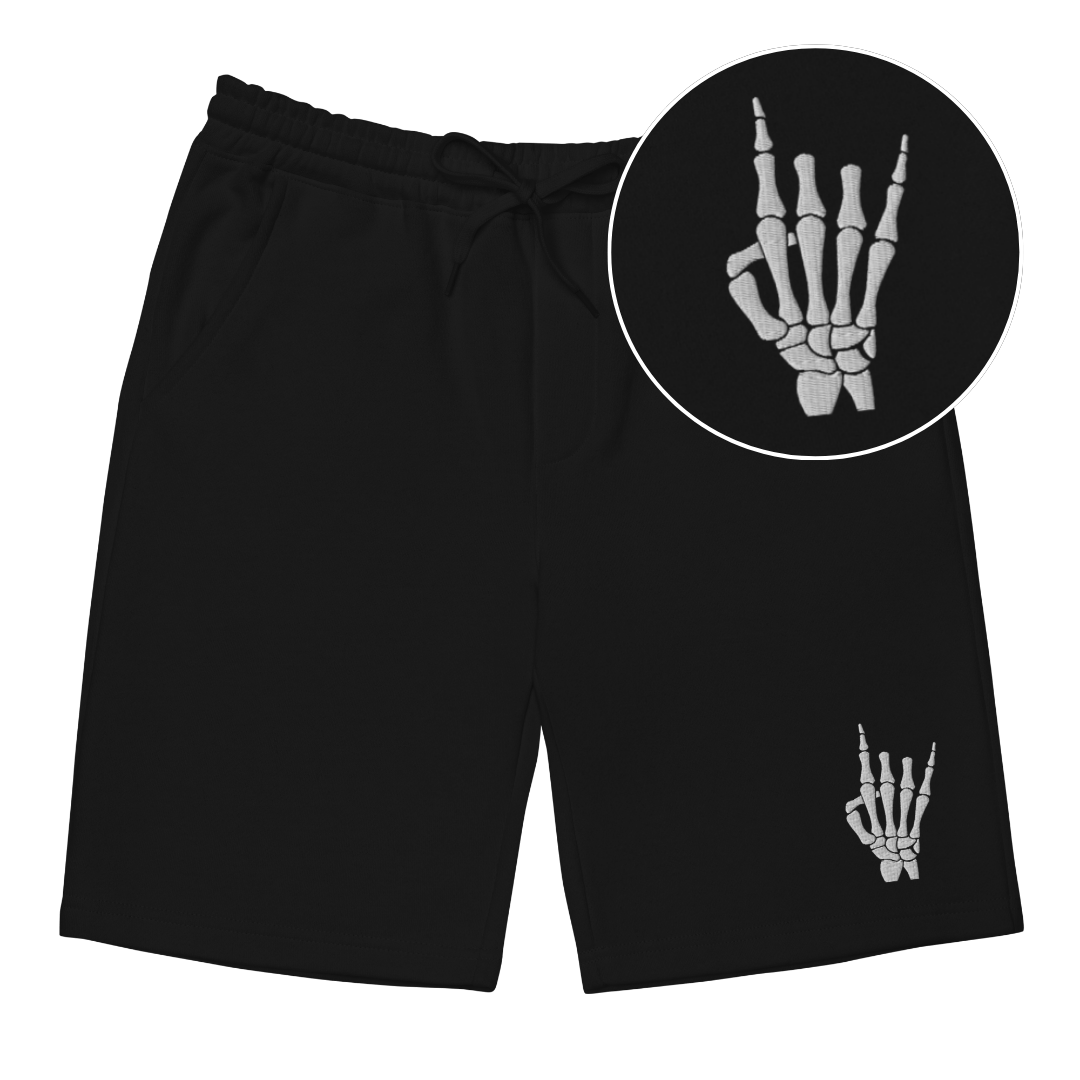 Rock Hand Fleece Shorts - Goth Cloth Co.shorts4437249_12444