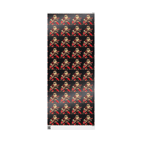 Rock - n - Roll Santa Gift Wrap - Goth Cloth Co.Home Decor23554654720061976833