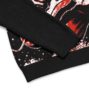 Rock ’n’ Roll Santa Knit Crewneck Sweater - Goth Cloth Co.4367547_19635