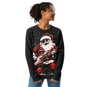 Rock ’n’ Roll Santa Knit Crewneck Sweater - Goth Cloth Co.4367547_19635