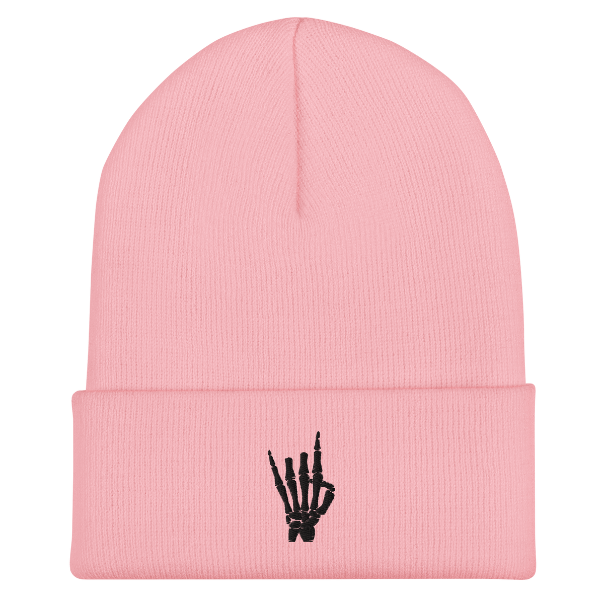 Rock On Skeleton Cuffed Beanie - Goth Cloth Co.3659659_17494