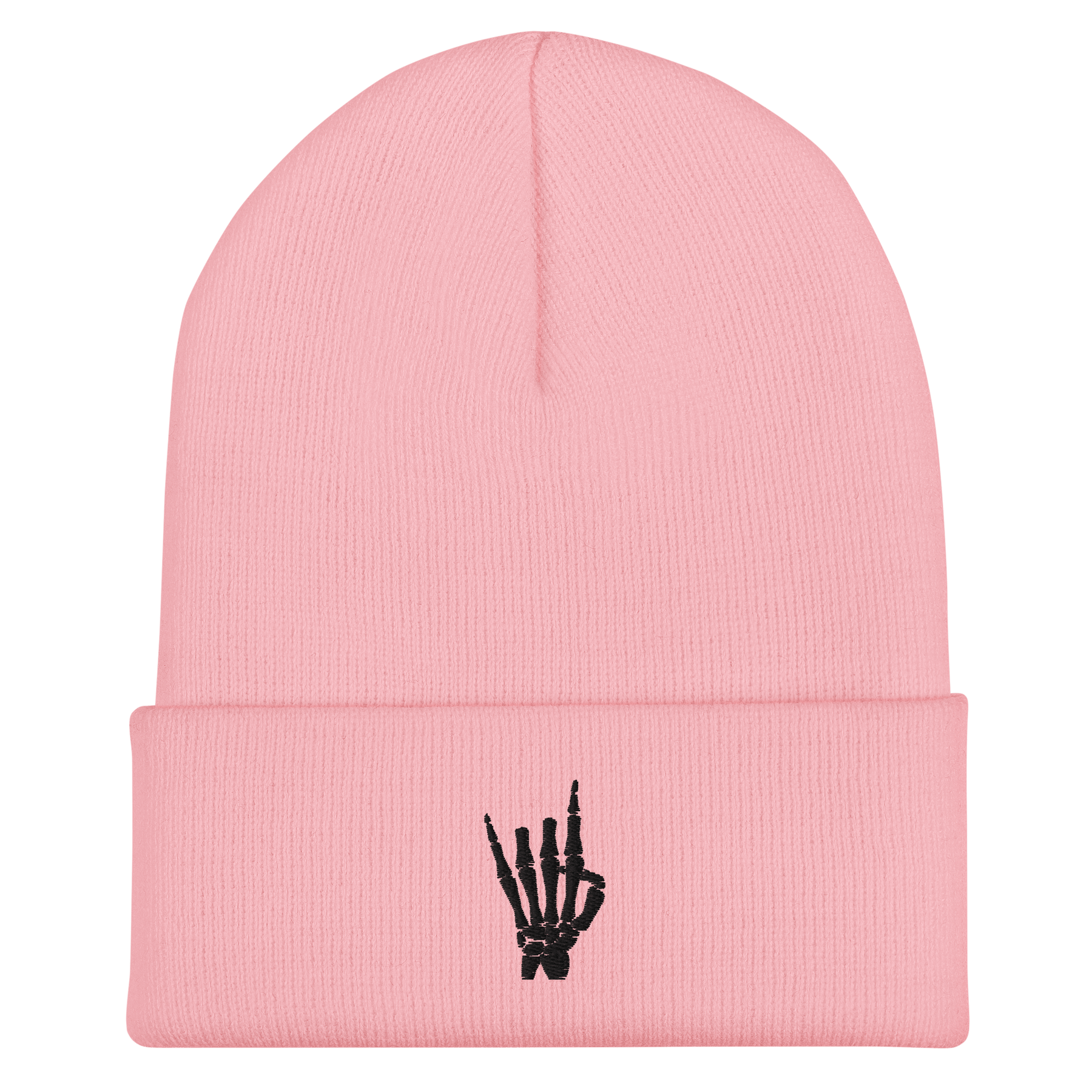 Rock On Skeleton Cuffed Beanie - Goth Cloth Co.3659659_17494