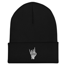 Rock On Skeleton Cuffed Beanie - Goth Cloth Co.6517768_8936