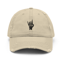 Rock On Skeleton Distressed Dad Hat - Goth Cloth Co.3796402_10993