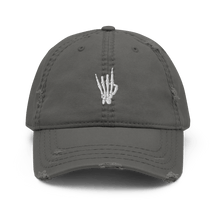 Rock On Skeleton Distressed Dad Hat - Goth Cloth Co.7459685_10992