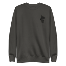 Rock On Skeleton Embroidered Sweatshirt - Goth Cloth Co.3647512_20363