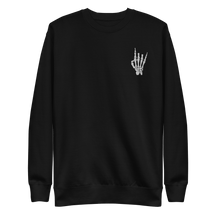 Rock On Skeleton Embroidered Sweatshirt - Goth Cloth Co.7532513_11254