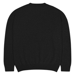 Rocker Santa Knit Crewneck Sweater (Ready to Ship) - Goth Cloth Co.