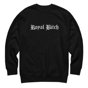 Royal Bitch Embroidered Sweatshirt - Goth Cloth Co.3423571_11255