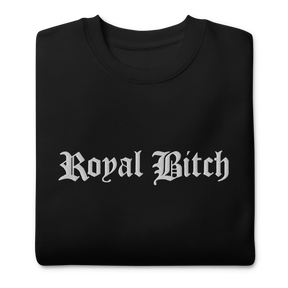 Royal Bitch Embroidered Sweatshirt - Goth Cloth Co.3423571_11255