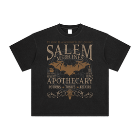 Salem Apothecary Enzyme Washed T-Shirt - Goth Cloth Co.250807PODPQ0813006