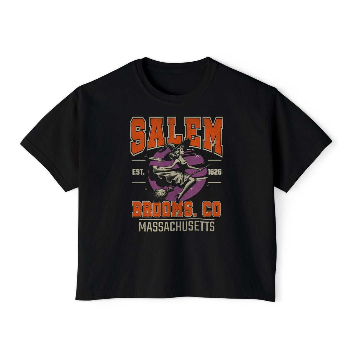 Salem Brooms Co. Crop Top - Goth Cloth Co.T-Shirt28025474494903178793