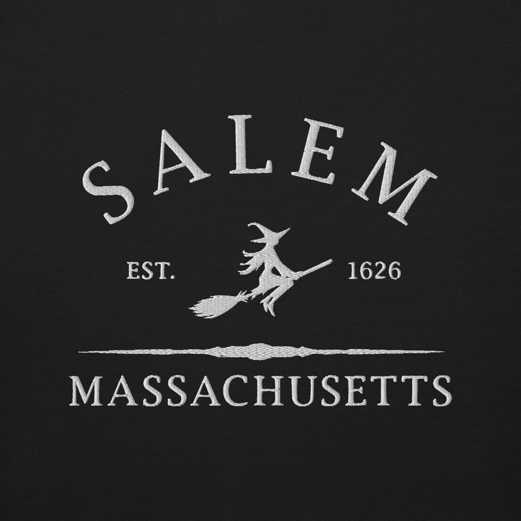 Salem Massachusetts Embroidered Sweatshirt - Goth Cloth Co.1671551_11254
