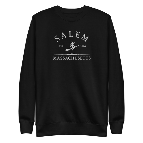 Salem Massachusetts Embroidered Sweatshirt - Goth Cloth Co.1671551_11254