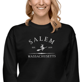 Salem Massachusetts Embroidered Sweatshirt - Goth Cloth Co.1671551_11254