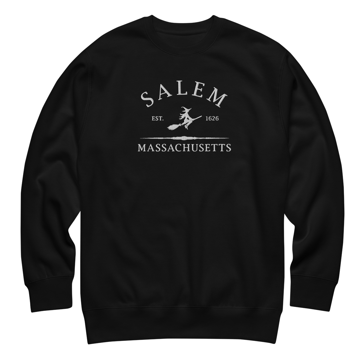 Salem Massachusetts Embroidered Sweatshirt - Goth Cloth Co.1671551_11254