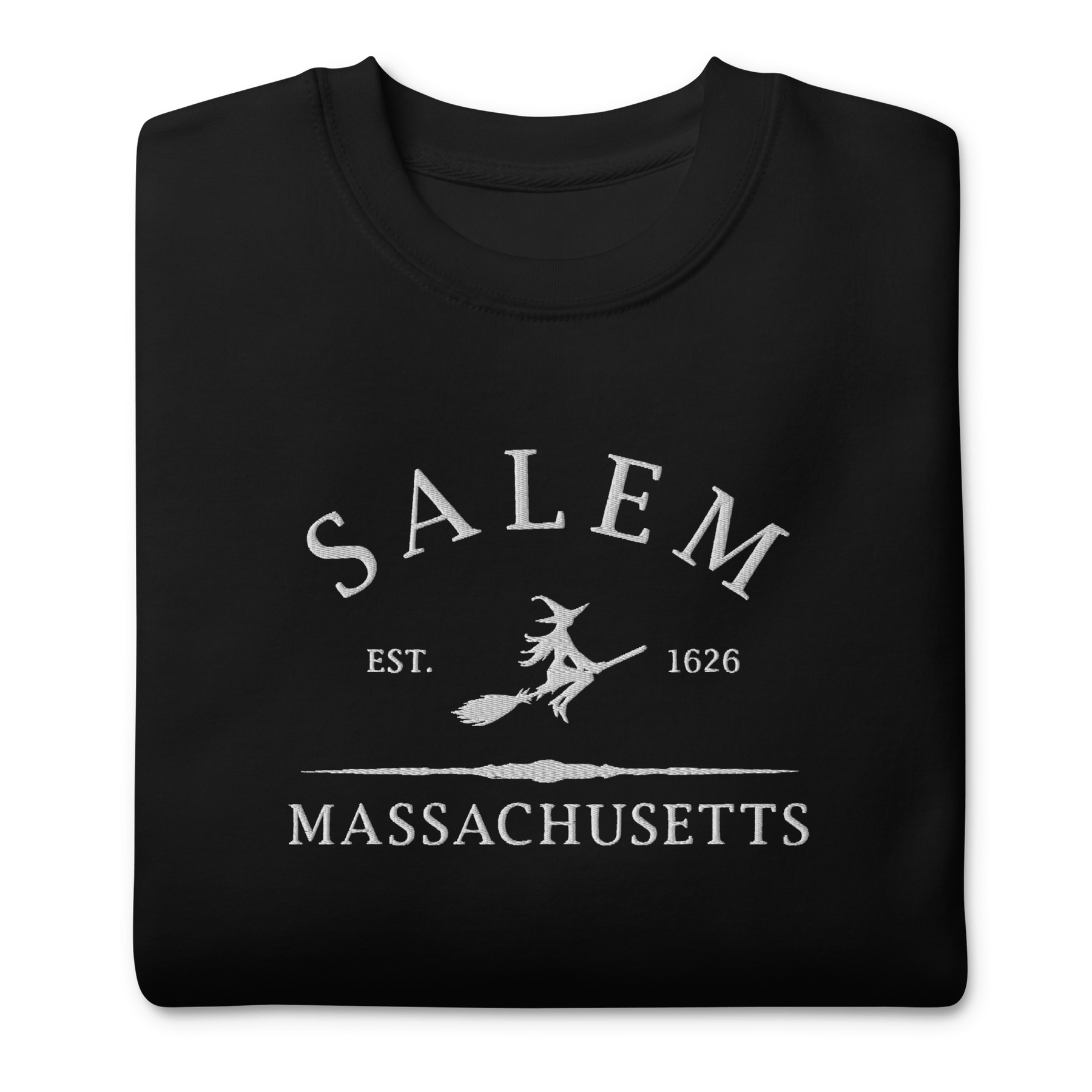 Salem Massachusetts Embroidered Sweatshirt - Goth Cloth Co.1671551_11254