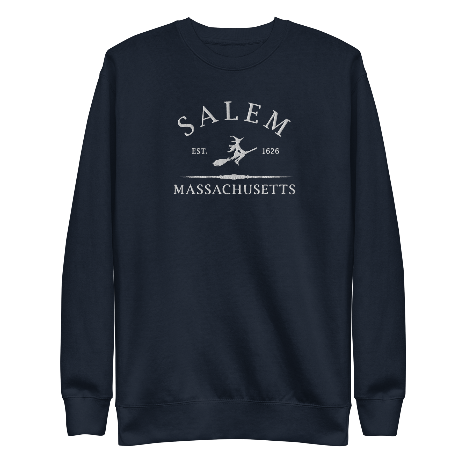 Salem Massachusetts Embroidered Sweatshirt - Goth Cloth Co.1671551_13252