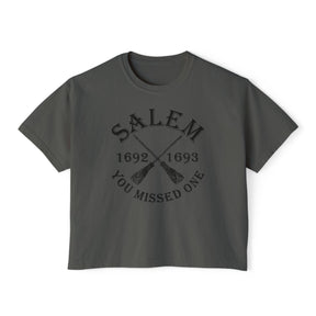Salem You Missed One Crop Top - Goth Cloth Co.T-Shirt19932207849289712353