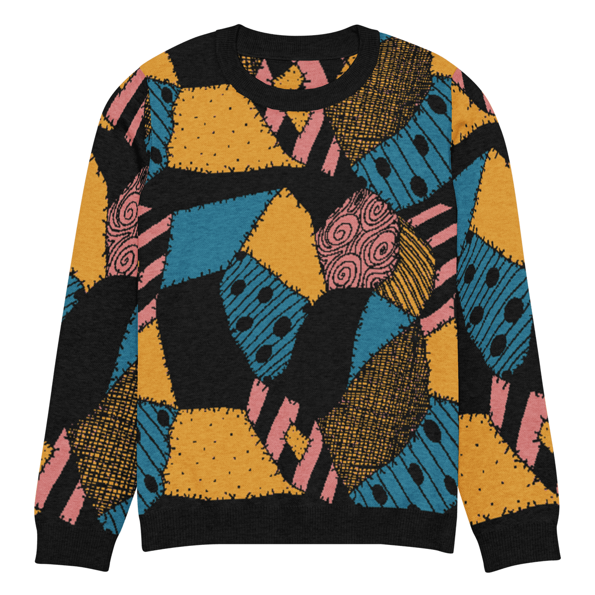 Sally Pactched Knit Crewneck Sweater - Goth Cloth Co.8086965_19635