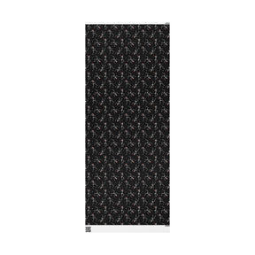 Santa Skeleton Dance Spooky Gift Wrap - Goth Cloth Co.Home Decor32737495024107006591