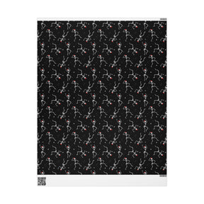Santa Skeleton Dance Spooky Gift Wrap - Goth Cloth Co.Home Decor64269051210716806413