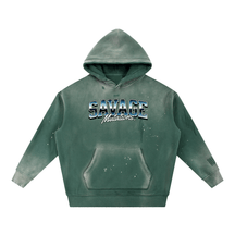 Savage Mutations Grunge Frayed Fleece Hoodie - Goth Cloth Co.251219PODRB0464016