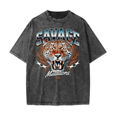 Savage Mutations Heavyweight Snow Washed T-Shirt - Goth Cloth Co.260108PODPQ0710001
