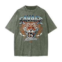 Savage Mutations Heavyweight Snow Washed T-Shirt - Goth Cloth Co.260108PODPQ0710019
