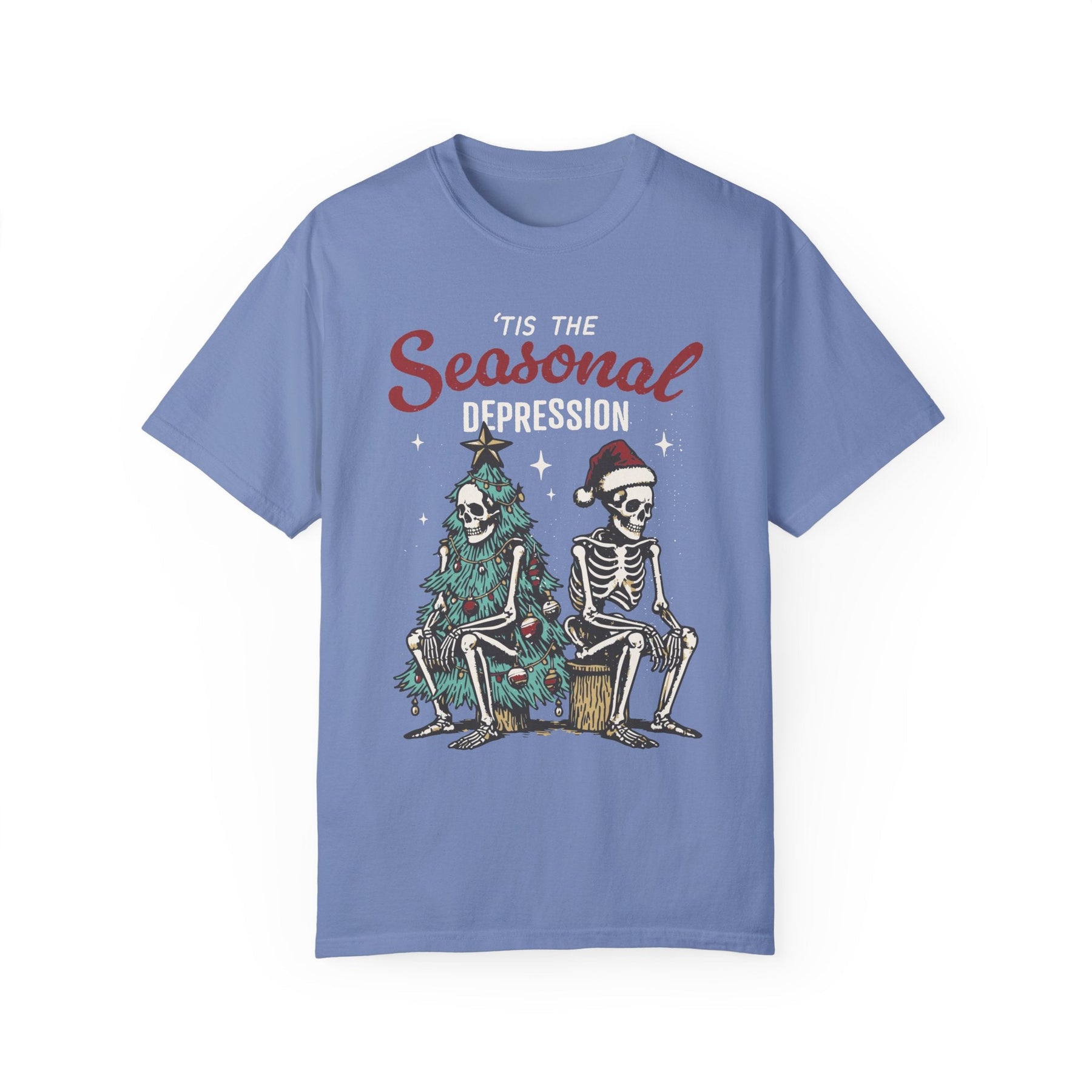 Seasonal Depression Skeleton Comfy Tee - Goth Cloth Co.T-Shirt21545276962783306110