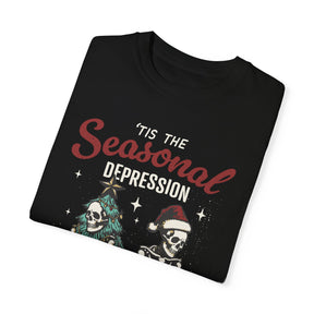 Seasonal Depression Skeleton Comfy Tee - Goth Cloth Co.T-Shirt21545276962783306110