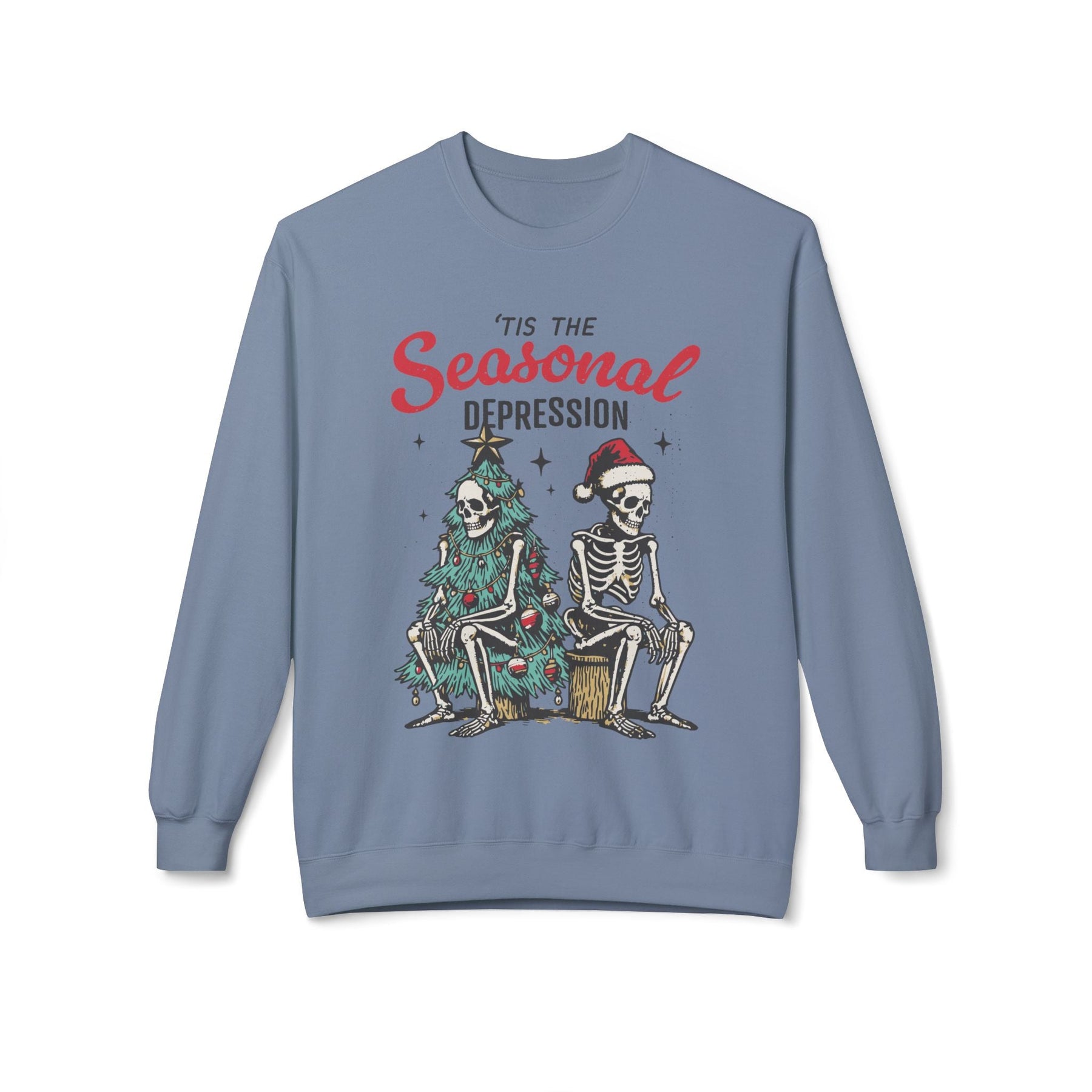 Seasonal Depression Skeleton Sweatshirt - Goth Cloth Co.Sweatshirt30800811266063535349