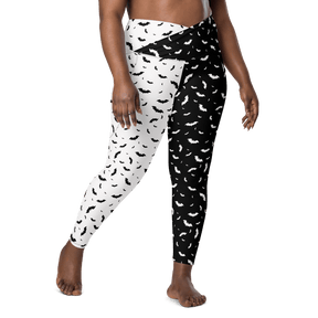 Seeing Double Crossover Leggings with Pockets - Goth Cloth Co.6548451_14137